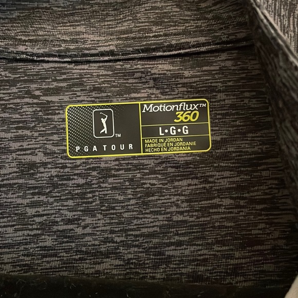 EUC PGA Tour Men’s zip up long sleeve motionflux tee. - Picture 2 of 2